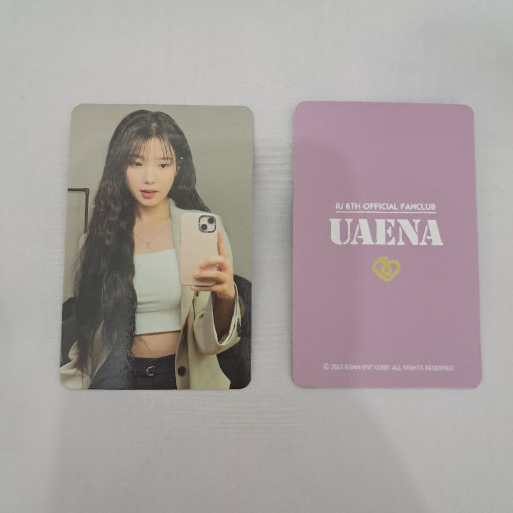 Ready โฟโต้การ์ดอย่างเป็นทางการ pc iu uaena สมาชิก gen kit 6th