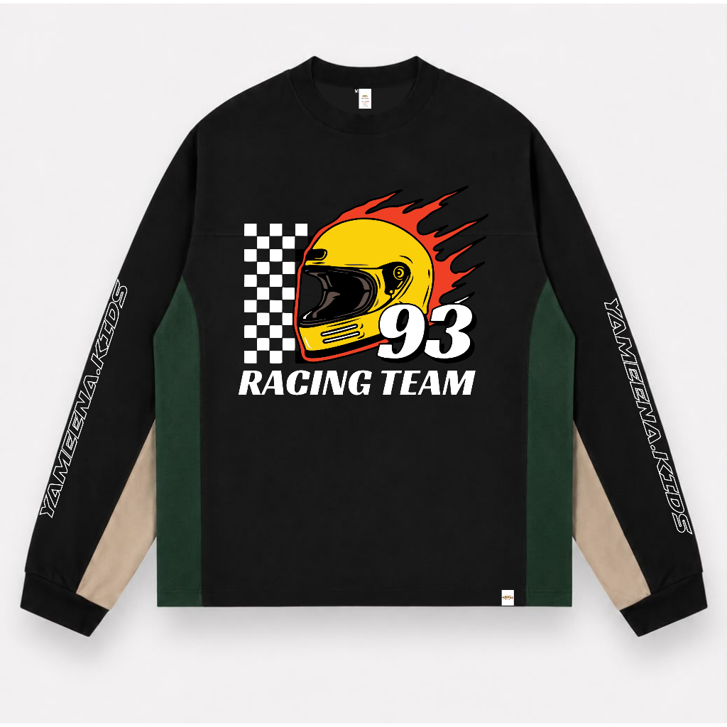 Yameena.Kids Longsleeves Racing Team93 เสื้อแขนยาวเด็กผู้ชาย
