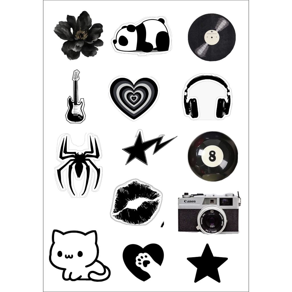 หนังสือ, RUMBLER, สติ๊กเกอร์แล็ปท็อป, สติ๊กเกอร์ AESTHETIC