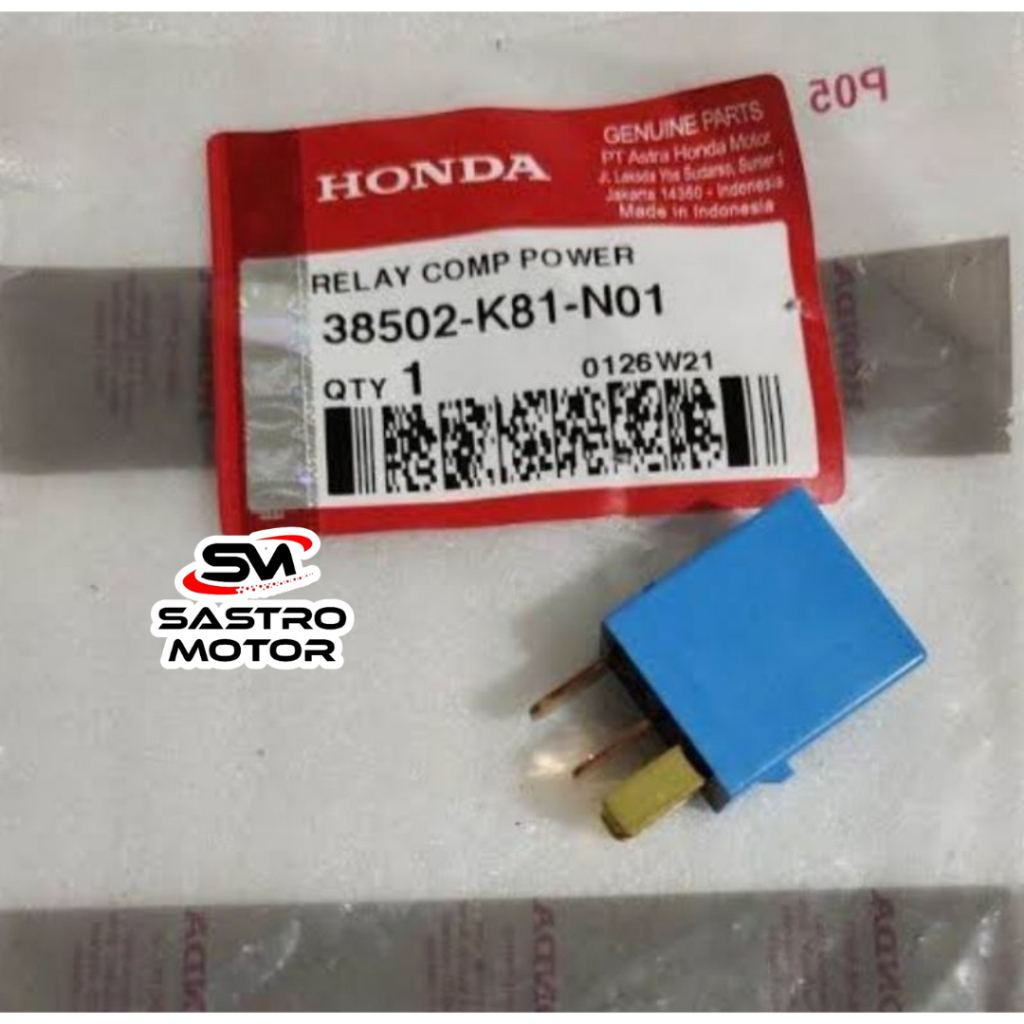 รีเลย์คอมพาวเวอร์ 5 พิน Honda BeAT Sporty eSP K81 38502K81N01