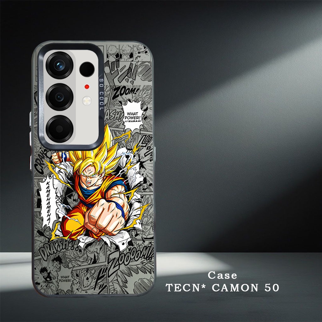 TECNO CAMON 50 PRO 50 Premium Matte Hard Casing DG Motif - Softcase Hybrid IMD Plate Hologram Handph