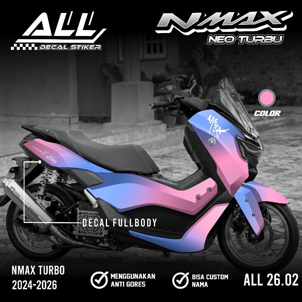 สติ๊กเกอร์รูปลอก Nmax Neo S Nmax Turbo 2024 2025 Full Body สติกเกอร์ Nmax Neo S Turbo ใหม่ Decal สติ