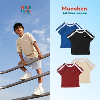 KAKATHAYA Munchen Kaos Anak Laki Laki Jersey Anak Kaos Printing Anak Baju Anak 1-8 Tahun