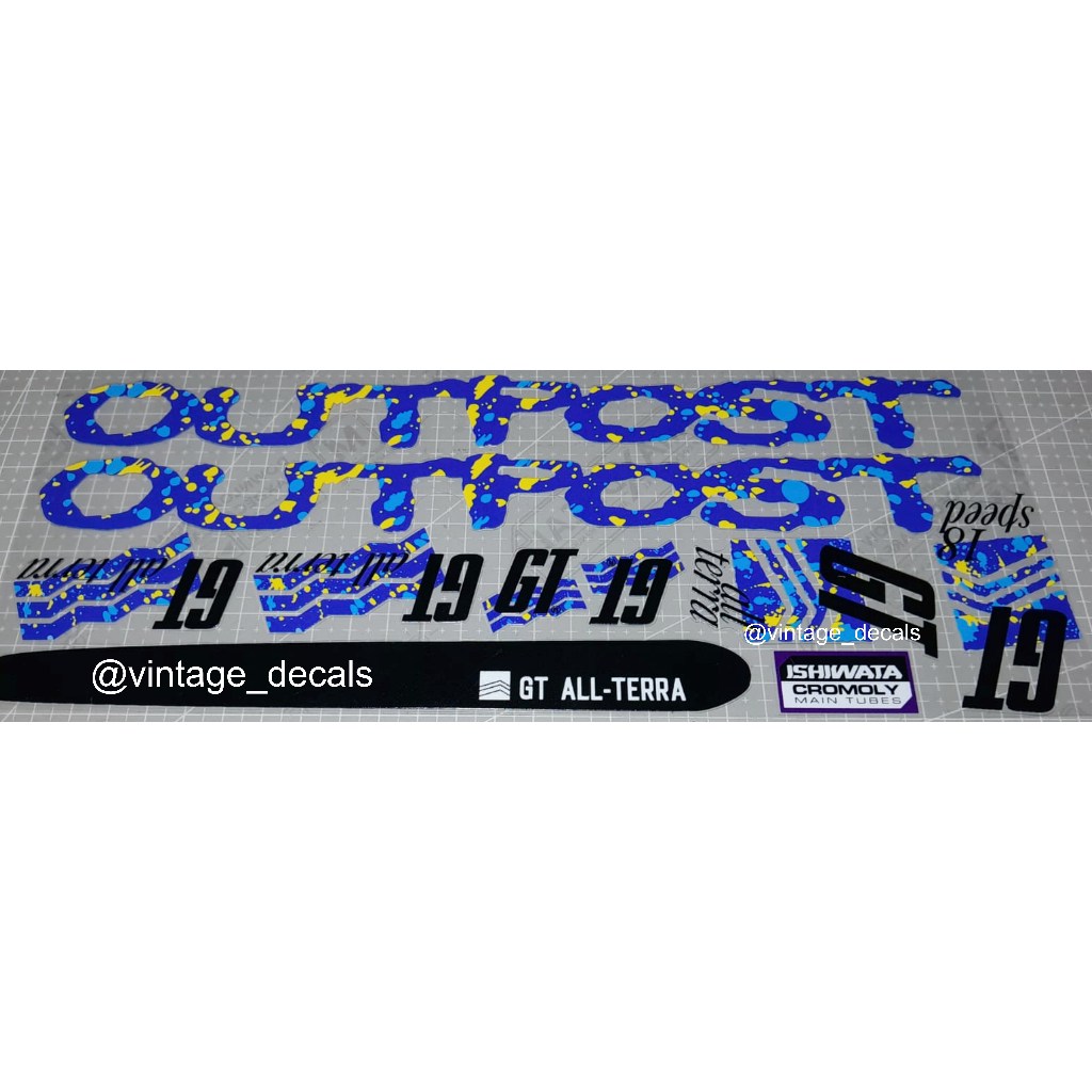 สติ๊กเกอร์ทดแทน GT OUTPOST