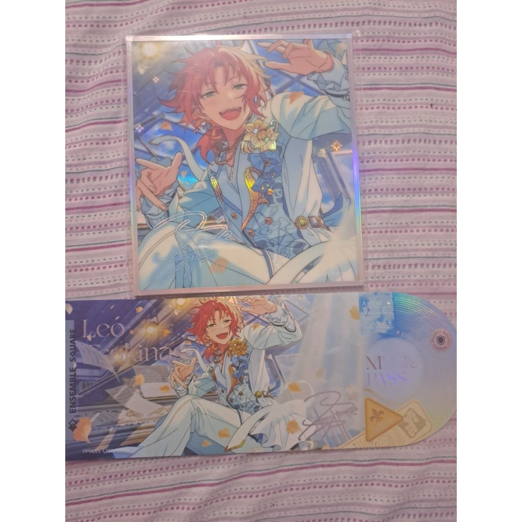 SET ensemble stars shikishi การบันทึกตั๋ว ensemble stars leo tsukiaga fs2