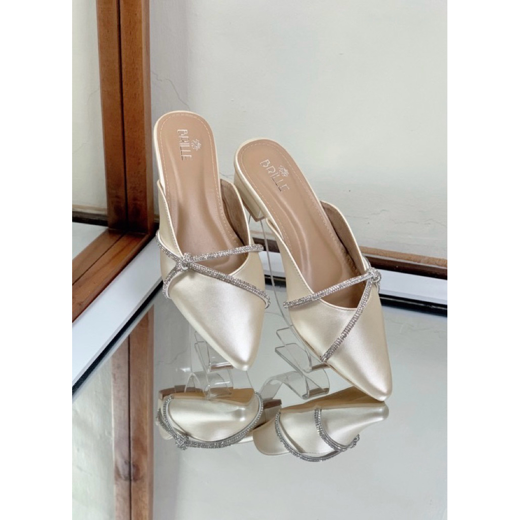 RENTAL | RENT Billie Heels 38 Beige [NO PO SHIPPED ACCORDING TO THE DATE] รองเท้าปาร์ตี้หมั้นปาร์ตี้