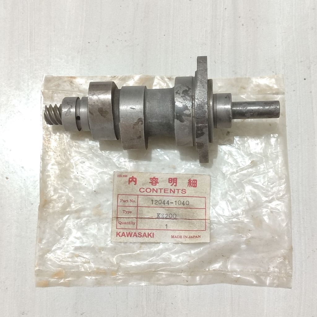 Camshaft kawasaki binter merzy mercy KZ200 KZ-200 platinum nos japan