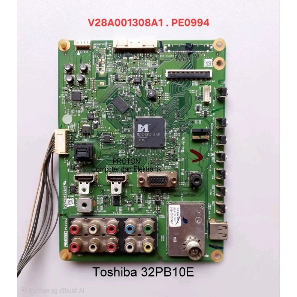 MESIN Toshiba 32PB10E 32PB10EW 32PS10E LCD LED TV เมนบอร์ด 24PB10E 40PB10E Regza V28A เครื่อง Manher