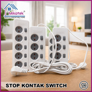 Stop Kontak Kabel Switch Mikotek / Stop Kontak Kabel Saklar On Off