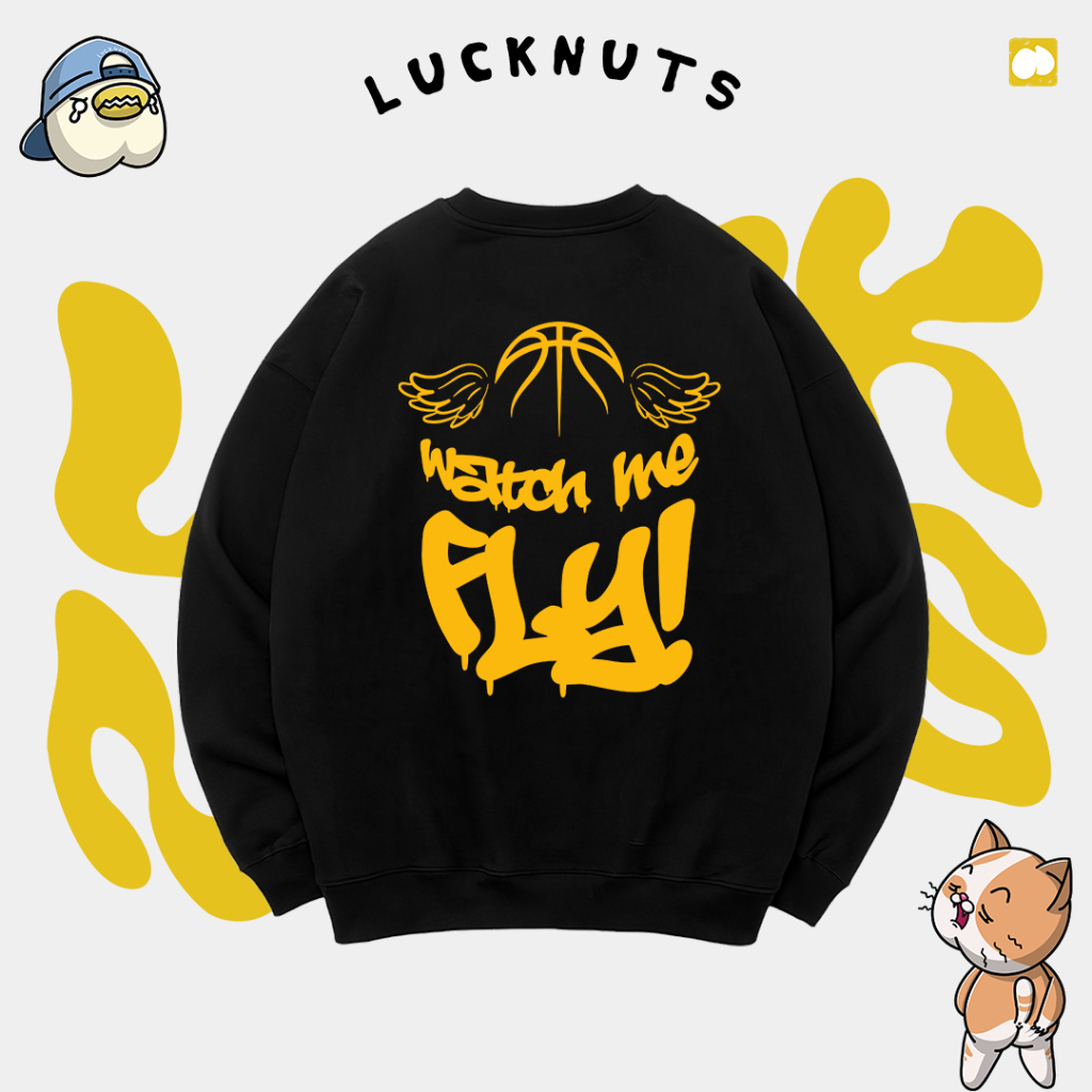 Lucknuts Crewneck BASKET DUNK MANIAC
