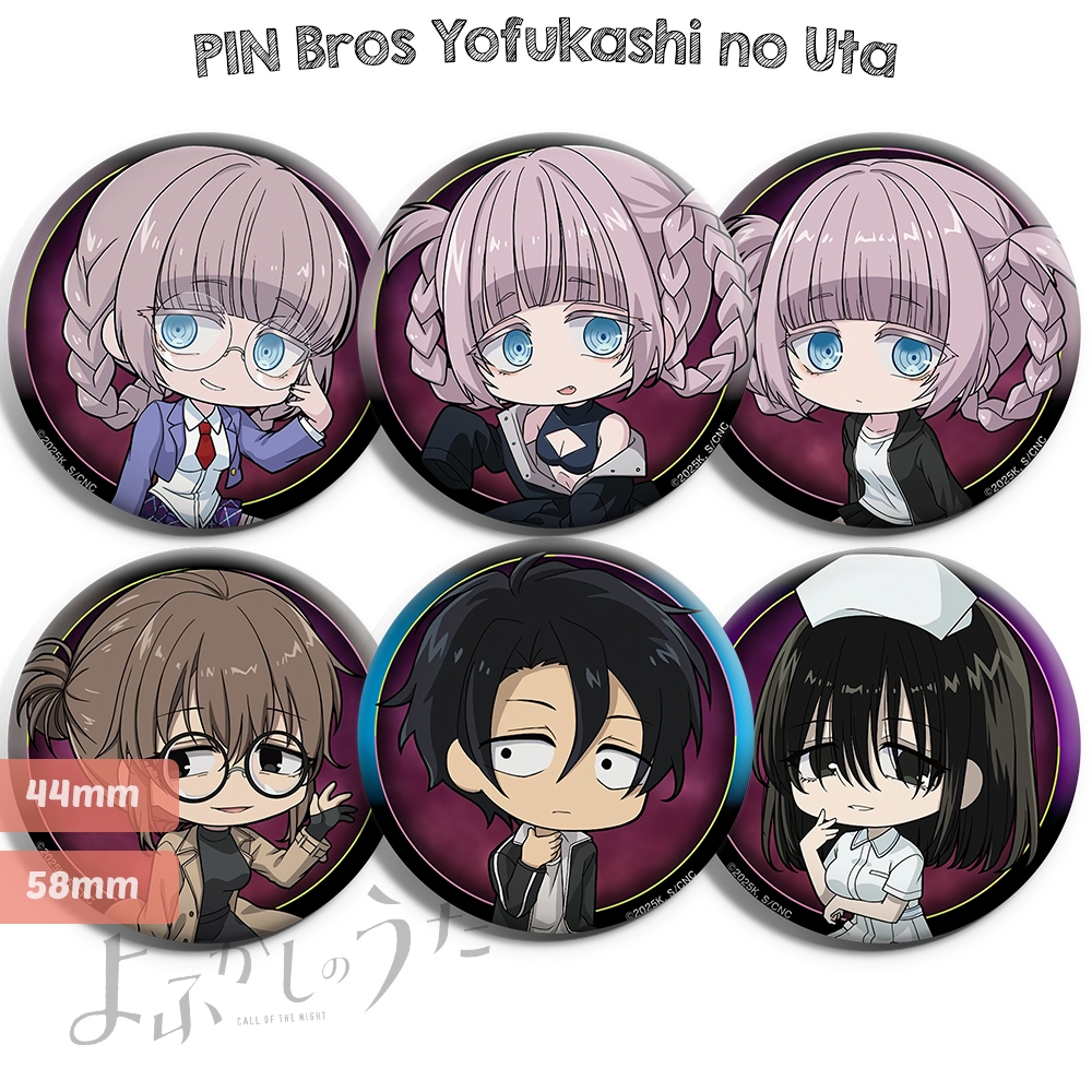 Yofukashi no Uta เข็มกลัด Pin - Call of the Night Anime Pin Badge Nazuna