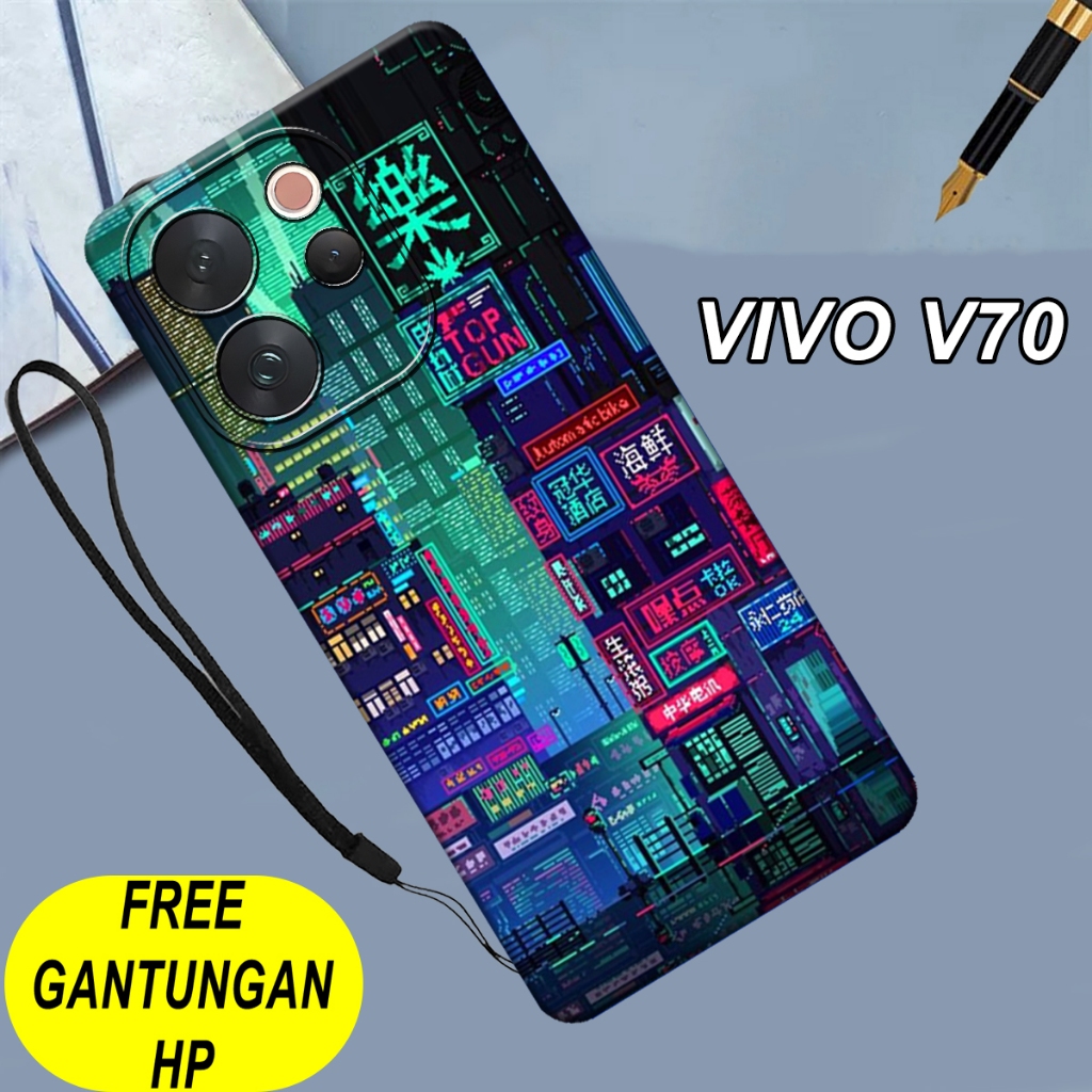 S49-procamera Softcase สําหรับ VIVO V70 - วัสดุยางยืดหยุ่น - เคส HP- ทุกรุ่น VIVO V70