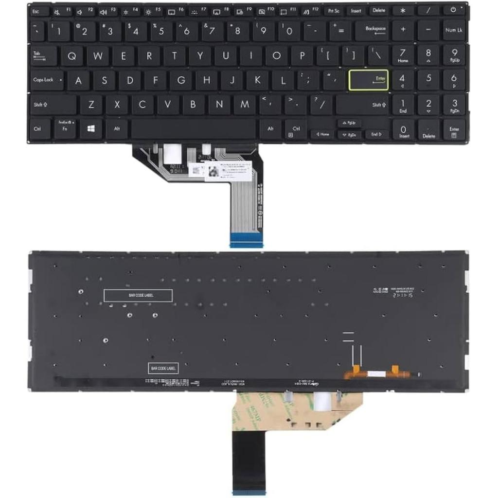 Asus VivoBook M513ua M513u M513i M513ia A513u A513e K513E X513 S513 E510 L510 คีย์บอร์ดแล็ปท็อปแบ็คไ