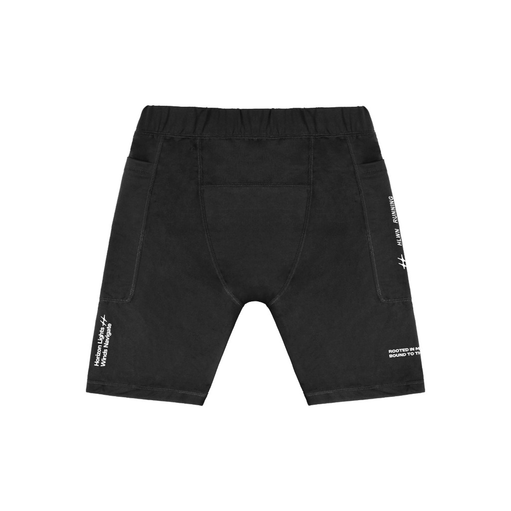 HLWN Running Unisex Short Tights สีดํา - Allegra