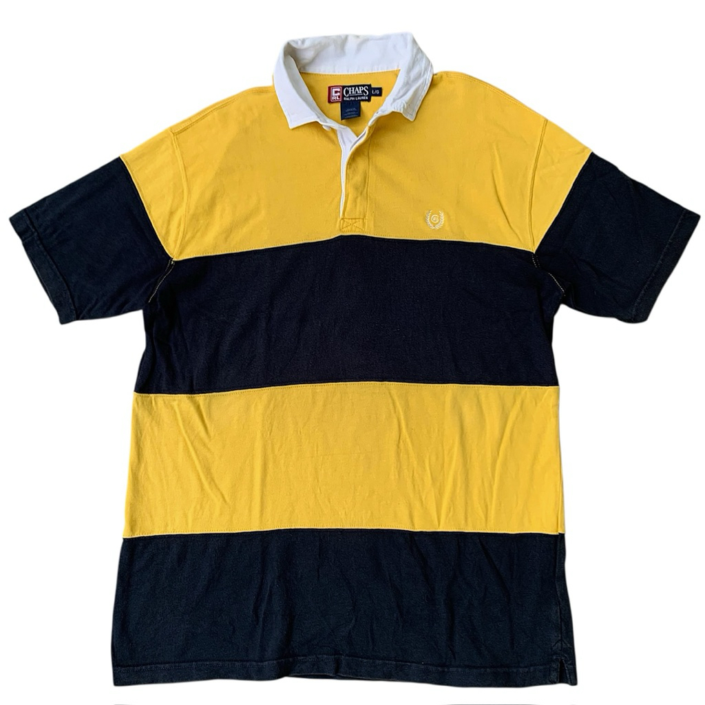 เสื้อโปโลวินเทจ Chapter RL Ralph Lauren เสื้อโปโล Twotone Rugby