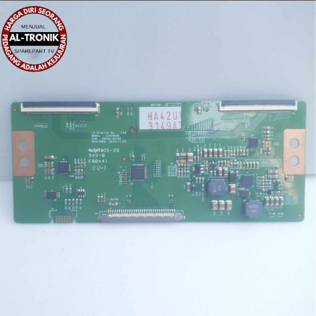 TICON BOARD TV LED LG 32 นิ้วรุ่น 32LN4900 โมดูล TIKON TCON 32LN4900-TD