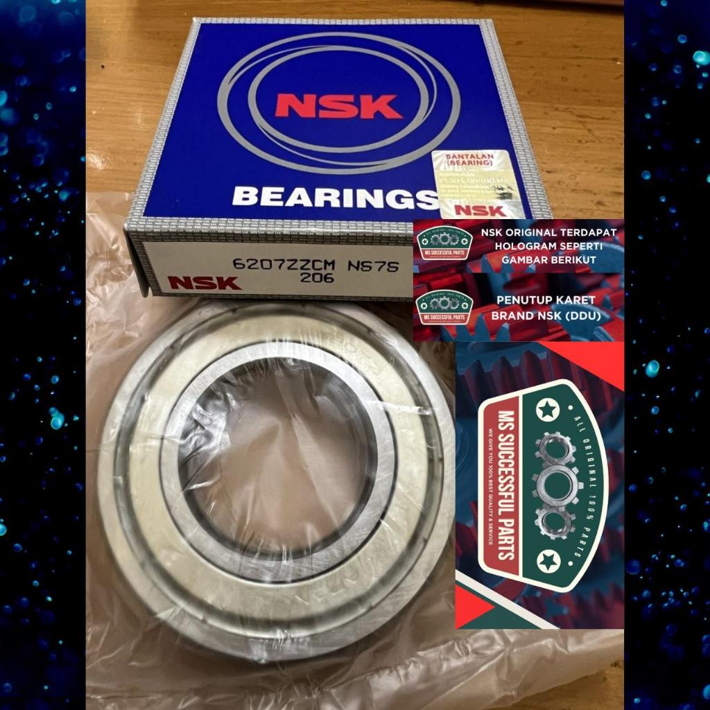 BEARING 6207 ZZ NSK ORIGINAL JAPAN 6207ZZ