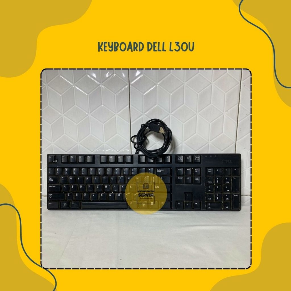 คีย์บอร์ด Dell L30U คีย์บอร์ด USB ดั้งเดิม
