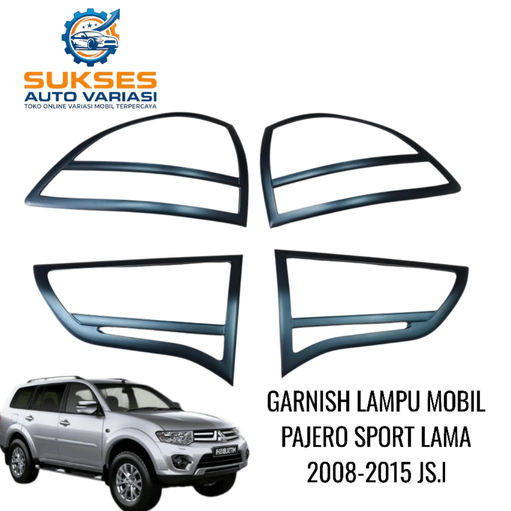 PAJERO SPORT 2008-2015 BLACK REAR LIGHT GARNISH JS.l