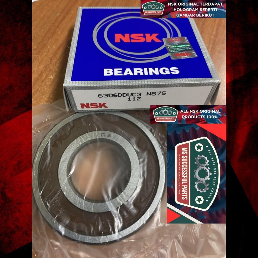 BEARING 6306 2RS C3 NSK ORIGINAL JAPAN 6306DDUC3