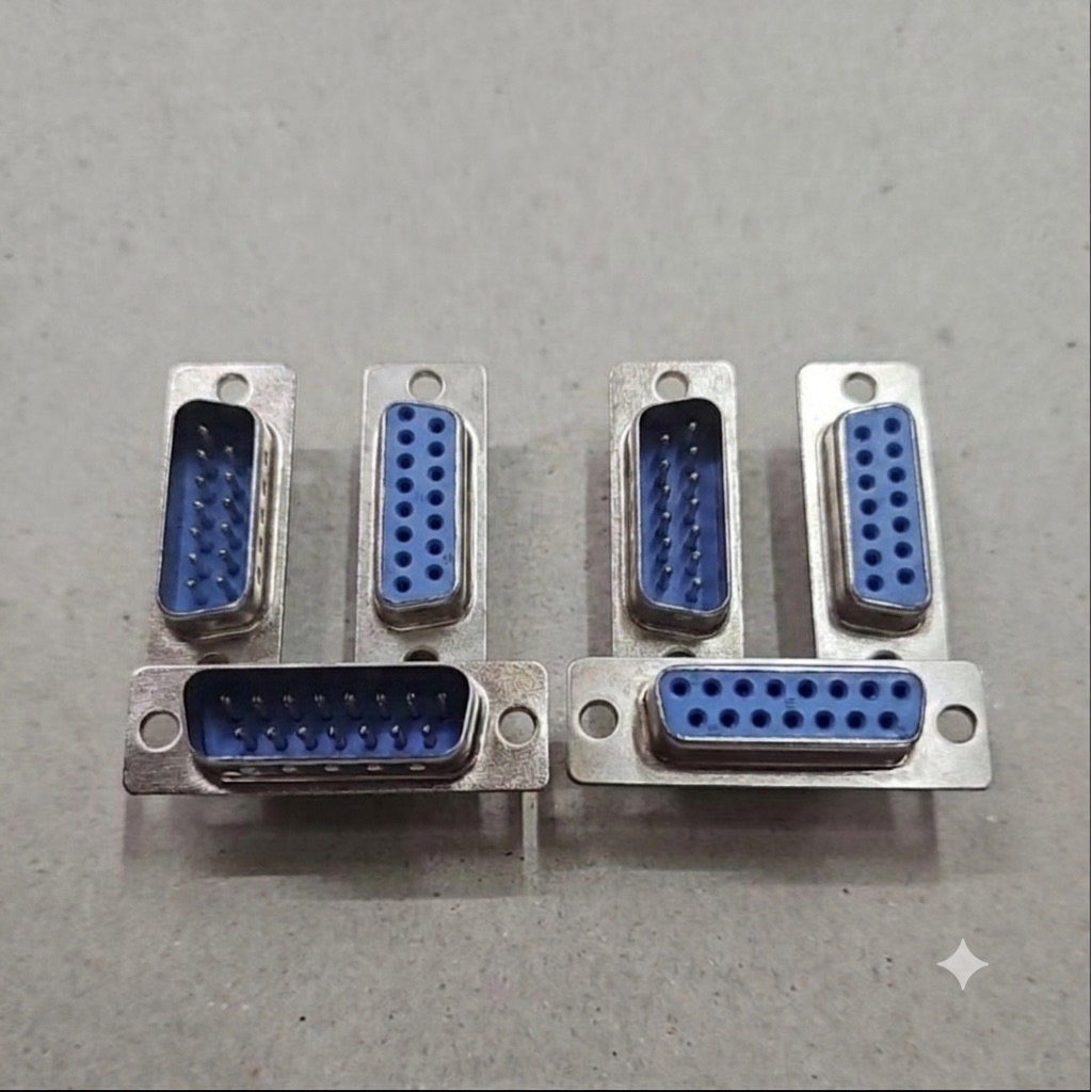 DB25 DB 15 ชาย CONNECTOR/FMALE SOCET ADPTER SERIAL PORT