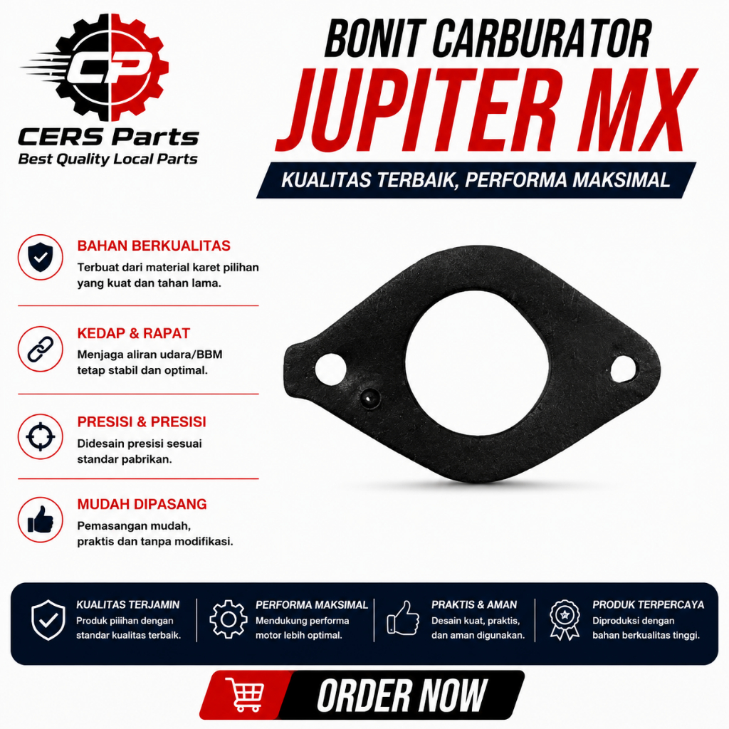Bonit Jupiter MX / Bonit คาร์บูเรเตอร์ Jupiter MX / Ebonite / ไฟเบอร์ Insulator Jupiter MX
