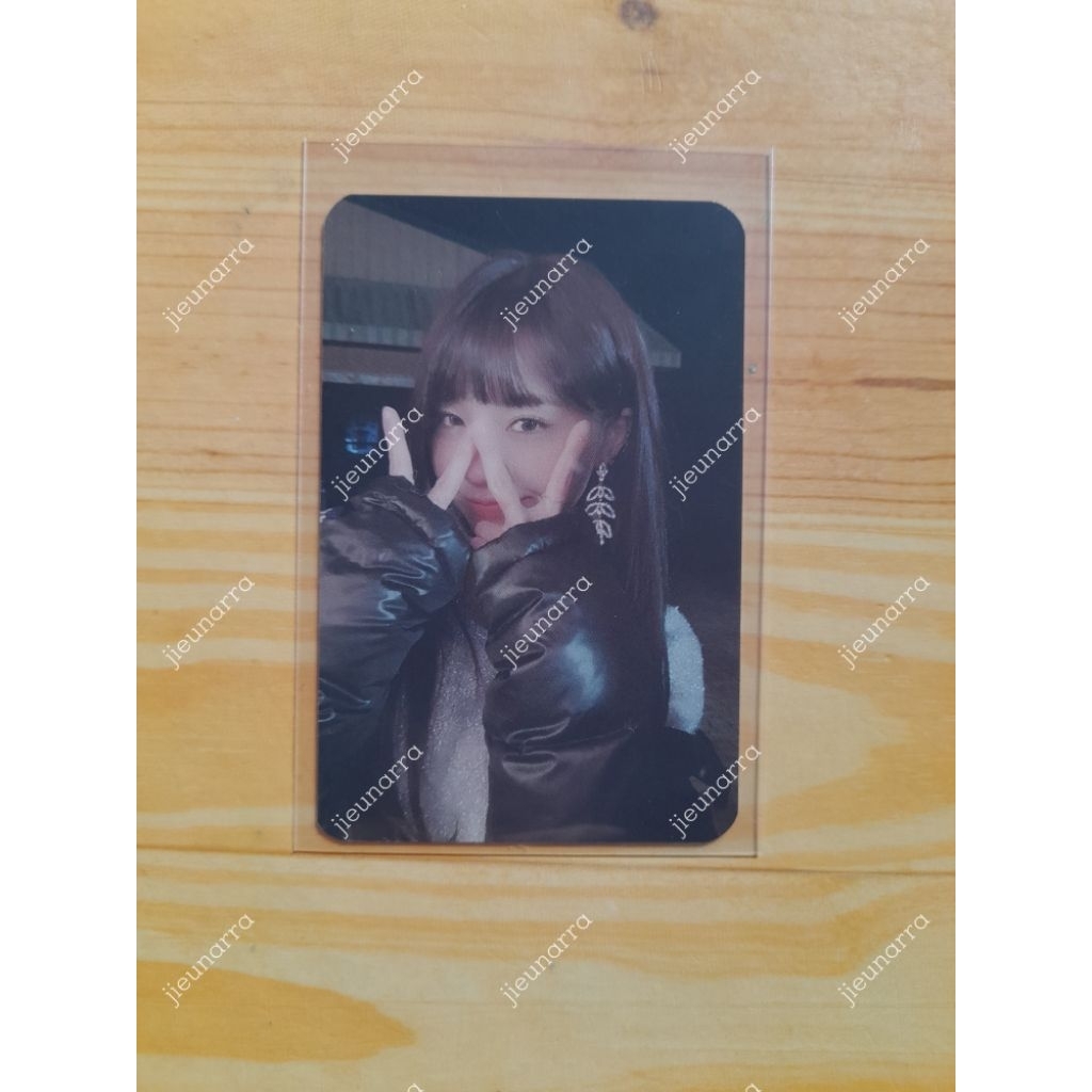 Jeong Eunji Apink Official Photocard - PC Pink World 7th Panda Exclusive