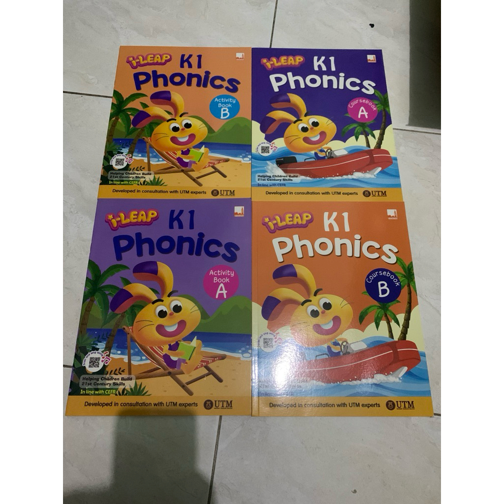 ILEAP / I LEAP K1 PHONICS COURSE BOOK - ACTIVITY BOOK