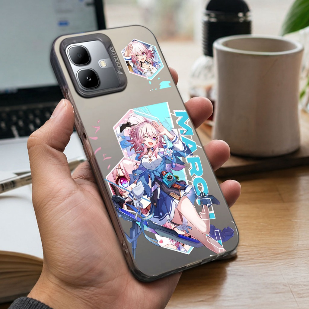 Softcase สําหรับ infinix series ตัวอักษร motif เกม hsr/N36/Case infinix สมาร์ท 20 ใหม่สมาร์ท 10 10 +