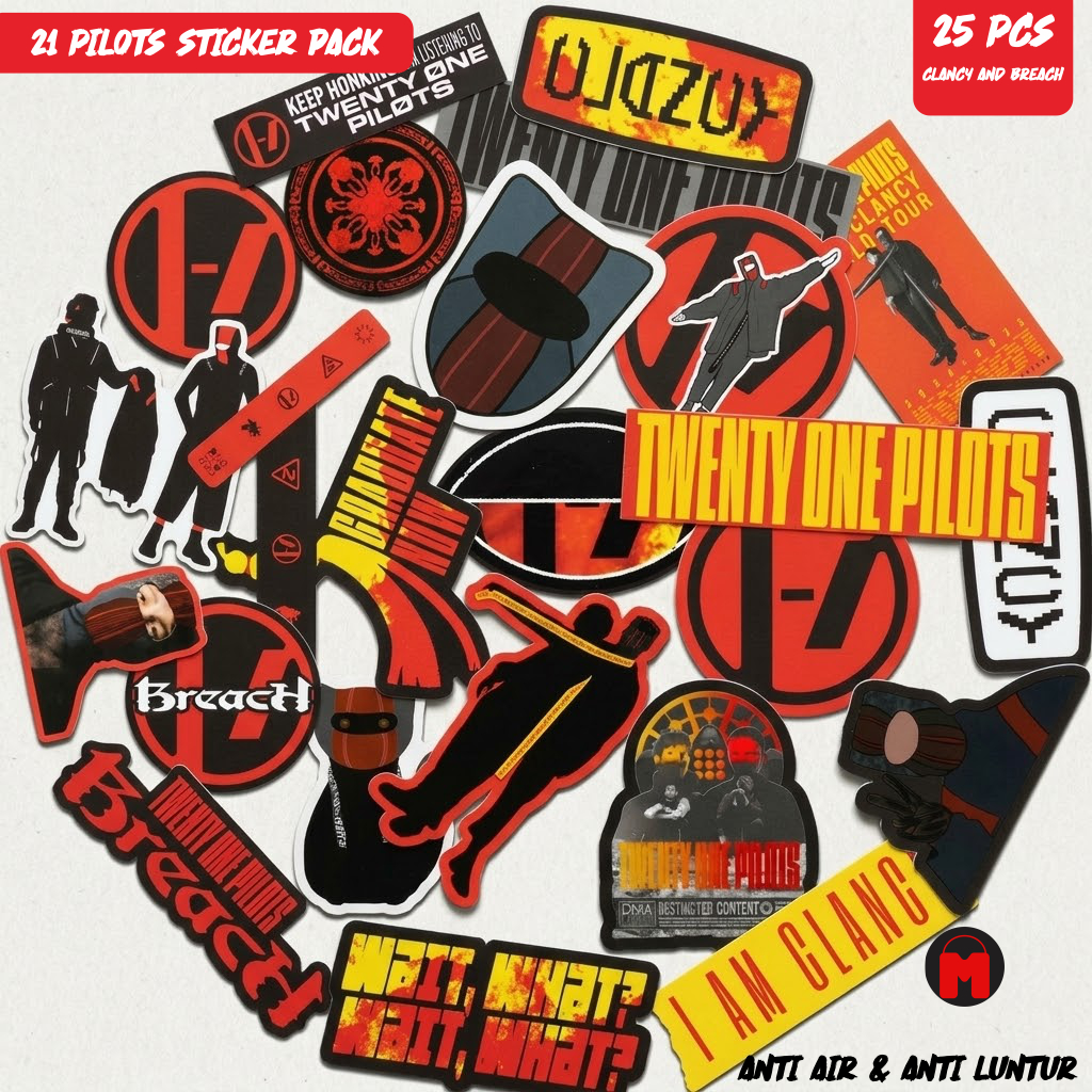 Twenty One pilots Tumblr Mobile Phone Laptop Case Band Stickers