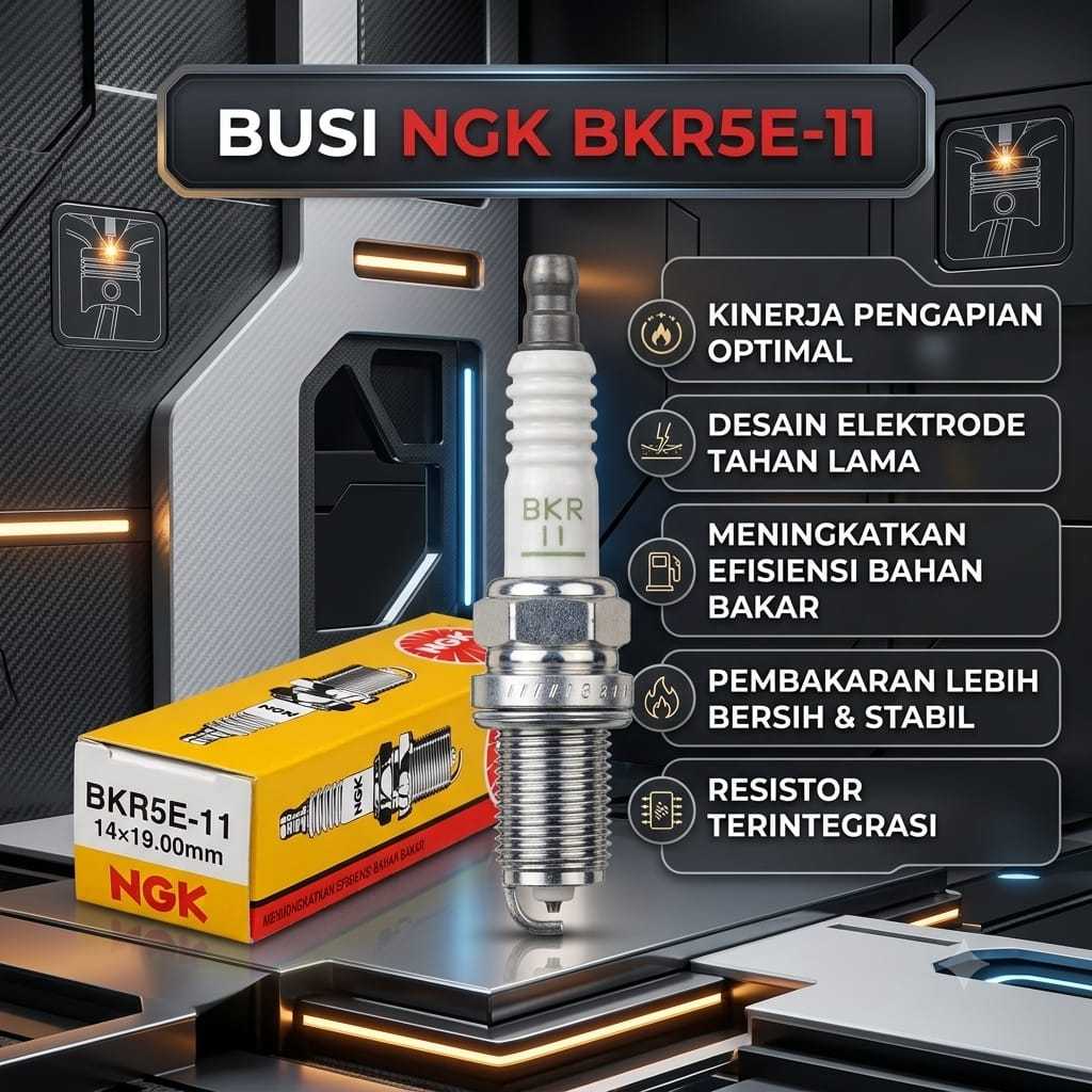 หัวเทียน NGK - Standard สําหรับ SUBARU Legacy 2000cc 1998-2004 - BKR5E-11