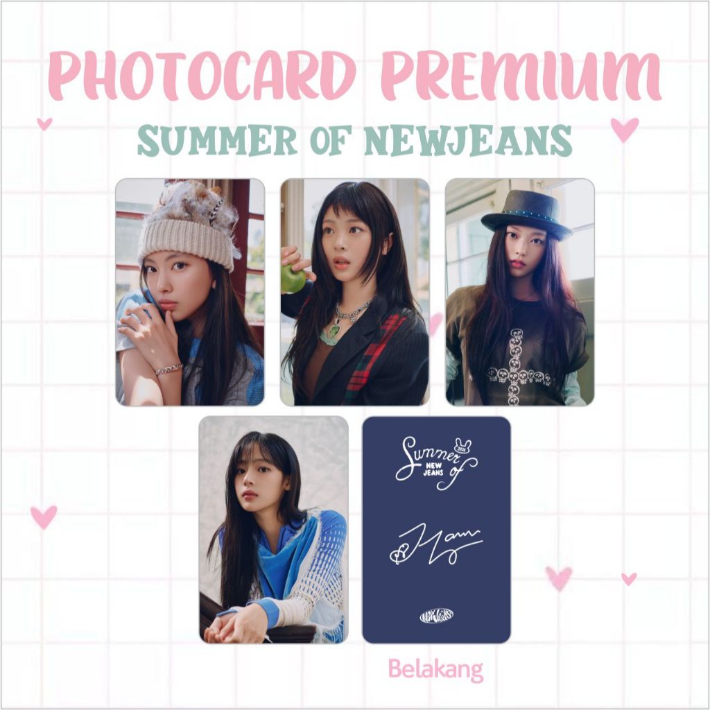 พีซีโฟโต้การ์ด NEWJEANS NJZ MEMBER SELCA