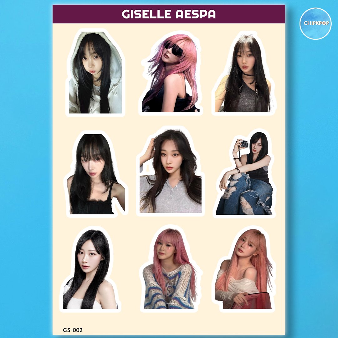 สติ๊กเกอร์ GISELLE AESPA I GISELLE AESPA I AESPA KPOP I สติ๊กเกอร์ KPOP I สติ๊กเกอร์ KPOP I GISELLE 