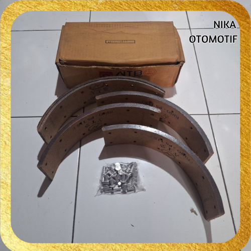BRAKE LINING ด้านหน้าด้านหลัง TOYOTA RINO 14B 115PS ยี่ห้อ NTB ดั้งเดิม | BRAKE PAD LEAF รวม MB- NAI