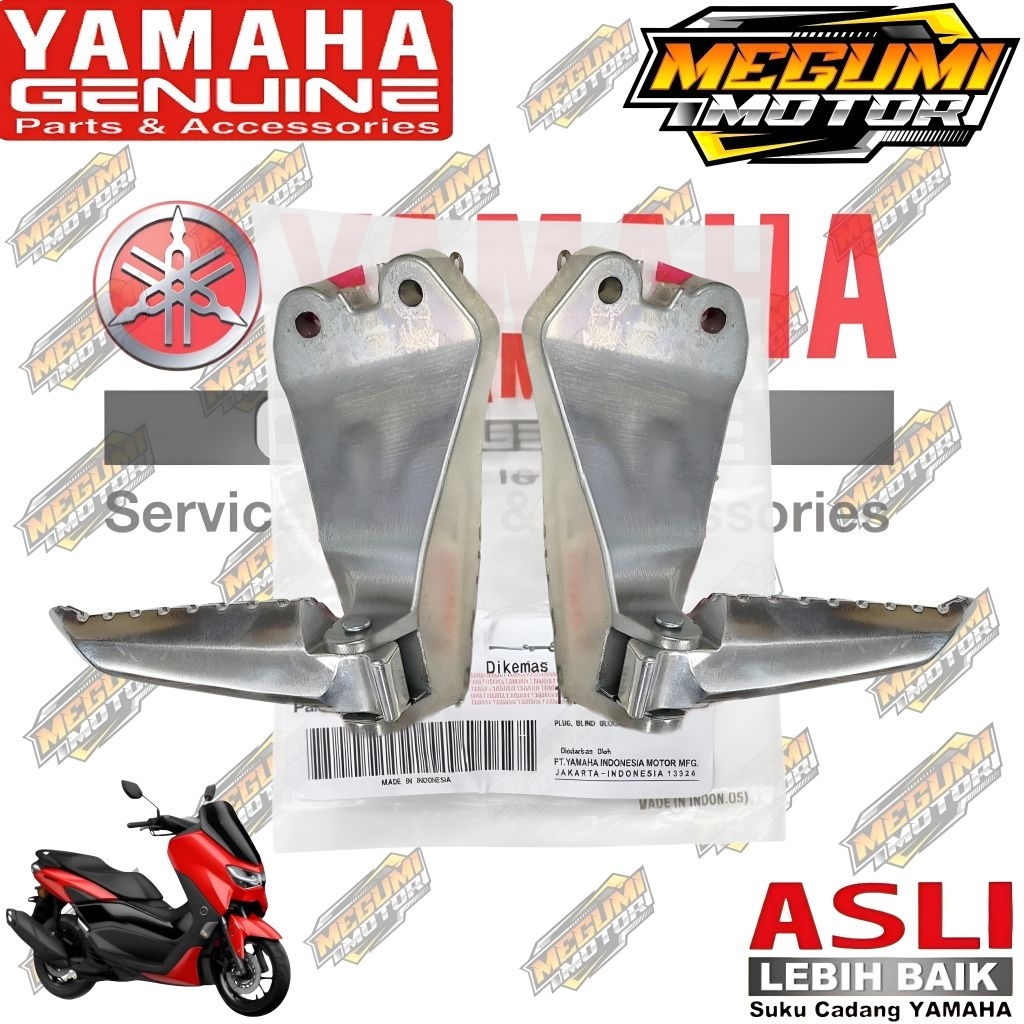 ด้านหลัง FOOTSTEP BRACKET RIGHT LEFT NMAX ใหม่ 2020 ต้นฉบับ YAMAHA B6H-F7440-00 B6H-F7430-00