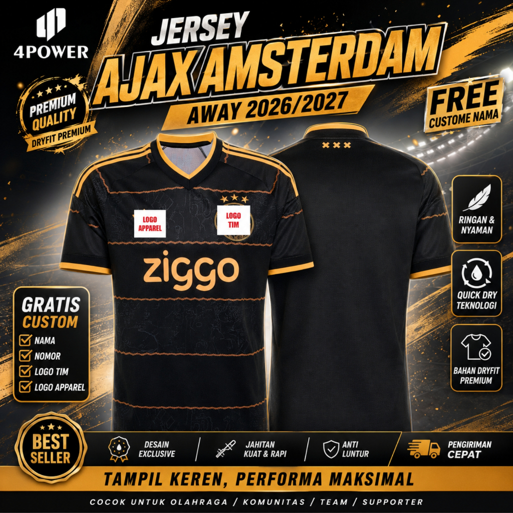 AJAX AMSTERDAM AWAY JERSEY 2026/2027 - AJAX AWAY ใหม่ 2027 - AJAX AMSTERDAM AWAY LATEST