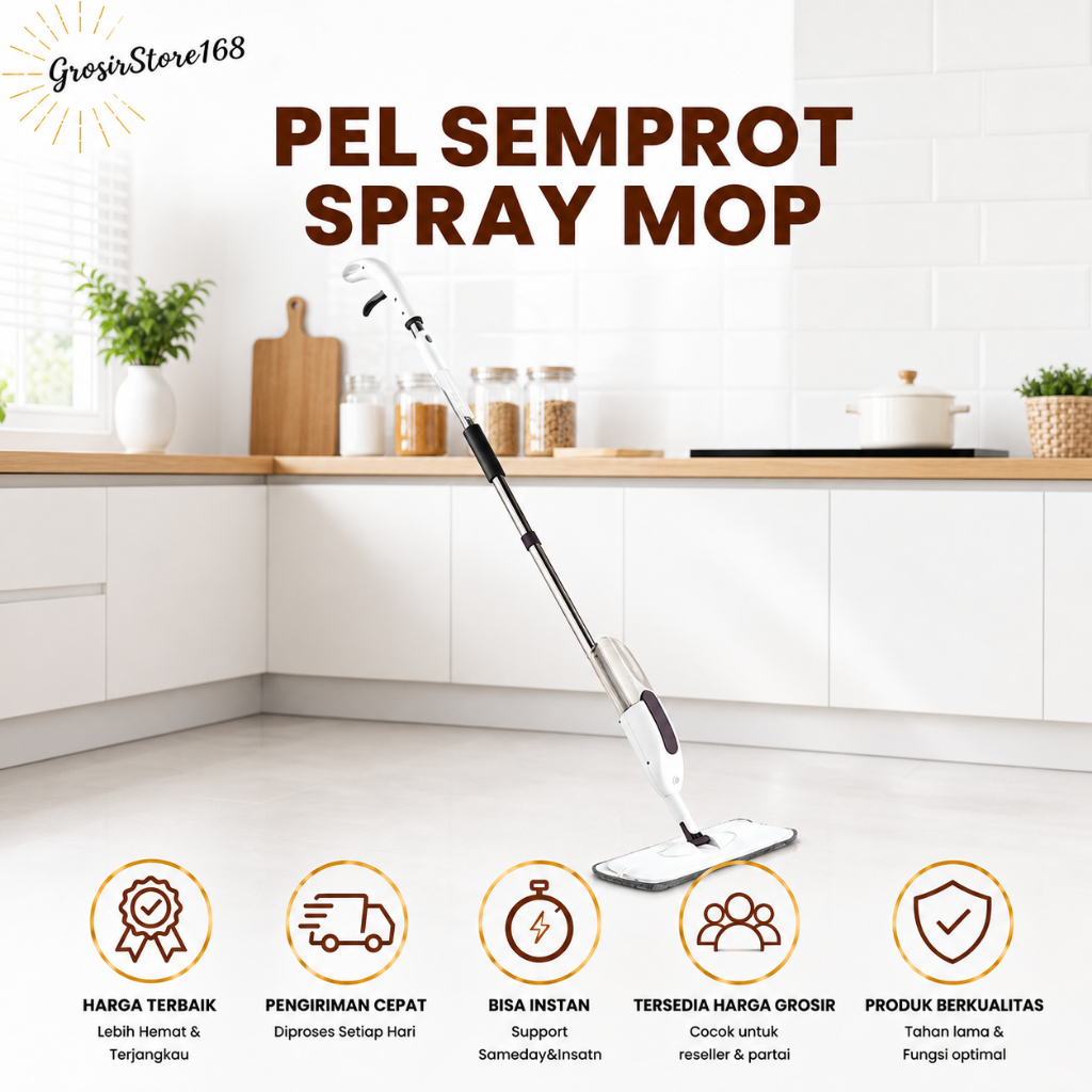 SHENAR SPRAY MOP / FLOOR MOP / SPRAY MOP FLOOR SPRAY TOOL DECOMICAL WATER SAVING