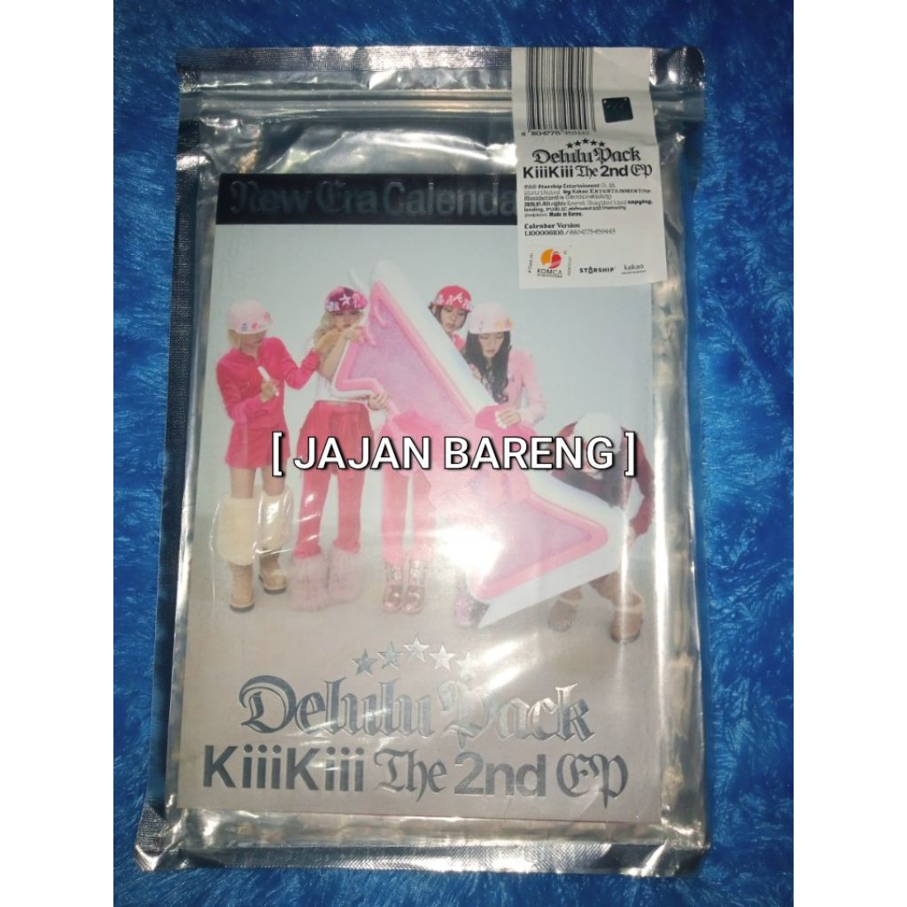 SEALED ALBUM KIIIKIII DELU PACK CALENDAR VER