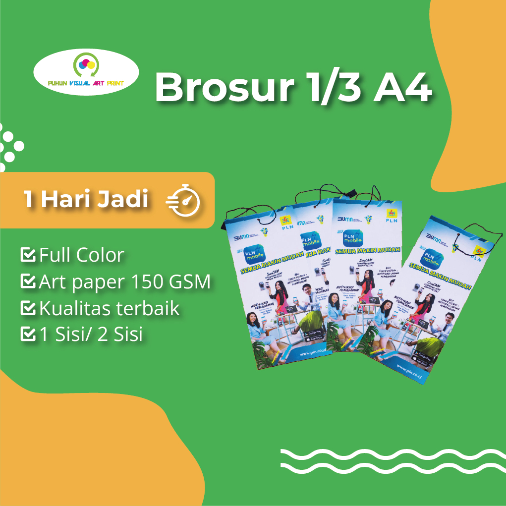 1/3 A4 Brochure Printing 1 ด้าน / 2 ด้าน – 1/3 A4 Flyer Printing - โปรโมชั่น