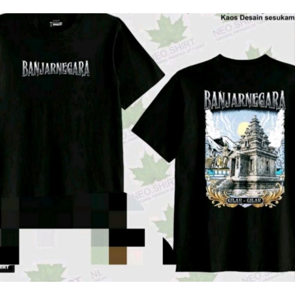 KATUN Banuregara Crazy Crazy Crazy Screen เสื้อยืดพิมพ์ลาย distro unisex Cotton Cool วัสดุ
