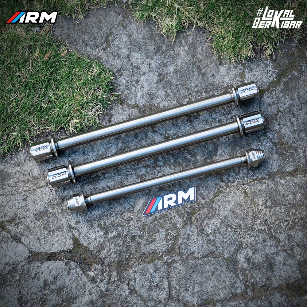 ARM ARUMI ด้านหน้า AXLE STAINLESS VARIO BEAT SCOOPY MIO FINO PCX ADV STYLO FULL CNC