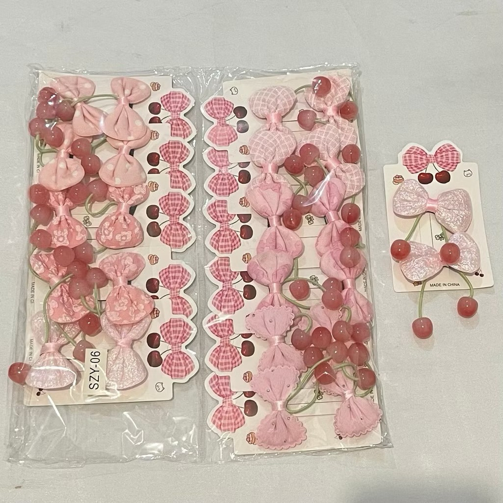 คลิปริบบิ้นผ้าห่อไข่ 12 ชิ้น ราคาคลิปริบบิ้น CERRY RIBBON ของคลิป