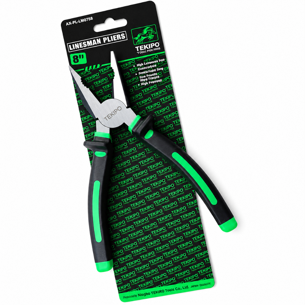 TEKIRO COMBINATION PLIERS 8" CLAMP PLIERS/TEKIRO CLAMP PLIERS/ LINESMAN PLIERS