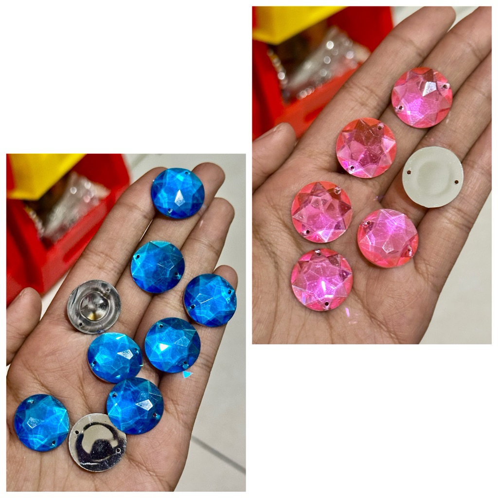 ROUND DIAMOND MOTE / (25 ชิ้น) ROUND DIAMOND MOTE 2ซม