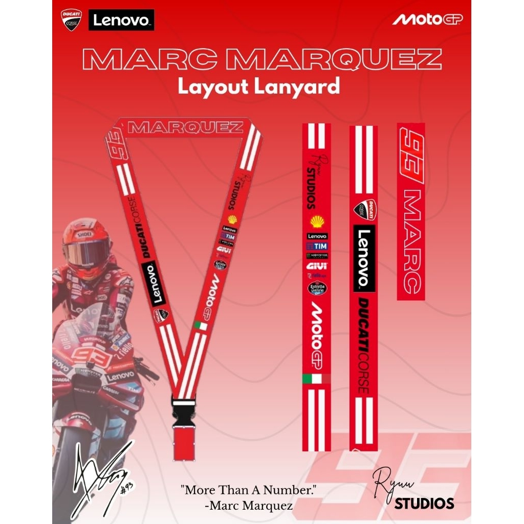 RyWorks MM93 Ducati 2026 Lanyard