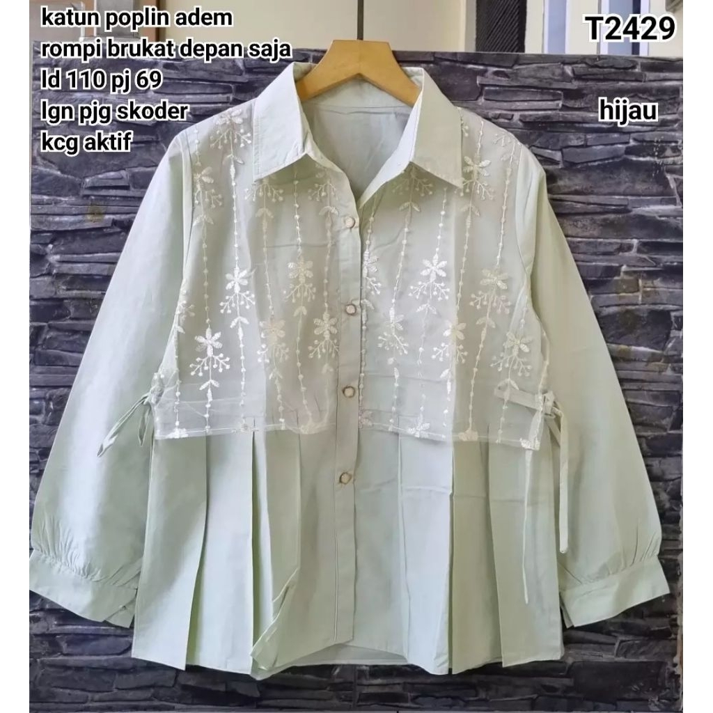 KEMEJA T2429 เสื้อเชิ้ตเสื้อเชิ้ต