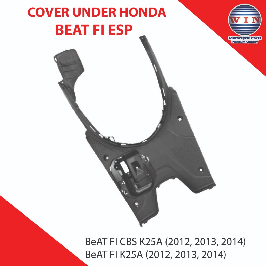 WIN Upper Footrest Honda Beat FI ESP Smooth Starter Footrest Cover Under Deck Injek Middle Body Qual