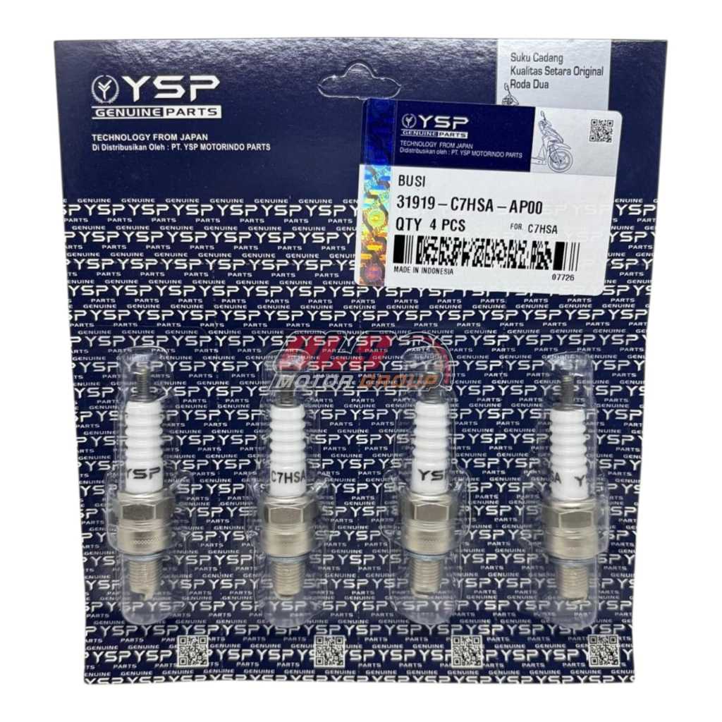 YSP C7HSA หัวเทียน (1 ชิ้น) - Mio JX Ride M3 Shogun 125 Smash Spin Jupiter Vega R Nouvo Grand Revo