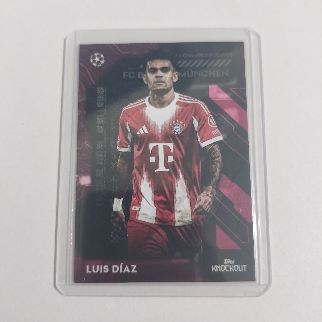 การ์ดฟุตบอล Topps Knockout Luiz Diaz Bayern Munich