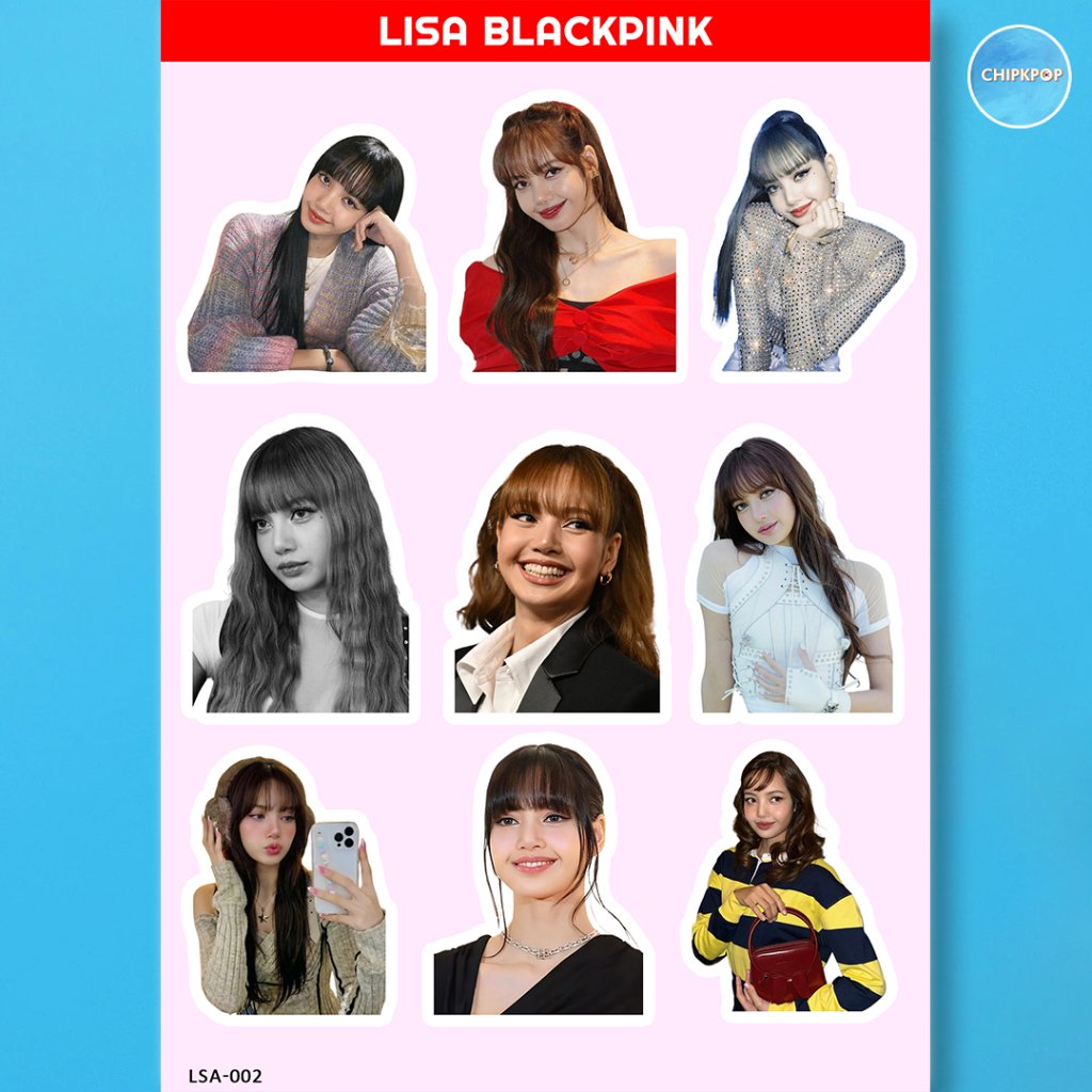 LISA BLACKPINK สติ๊กเกอร์ I LISA BLACKPINK I LISA KPOP I BLACKPINK สติ๊กเกอร์ KPOPI I JENNIE LISA JI